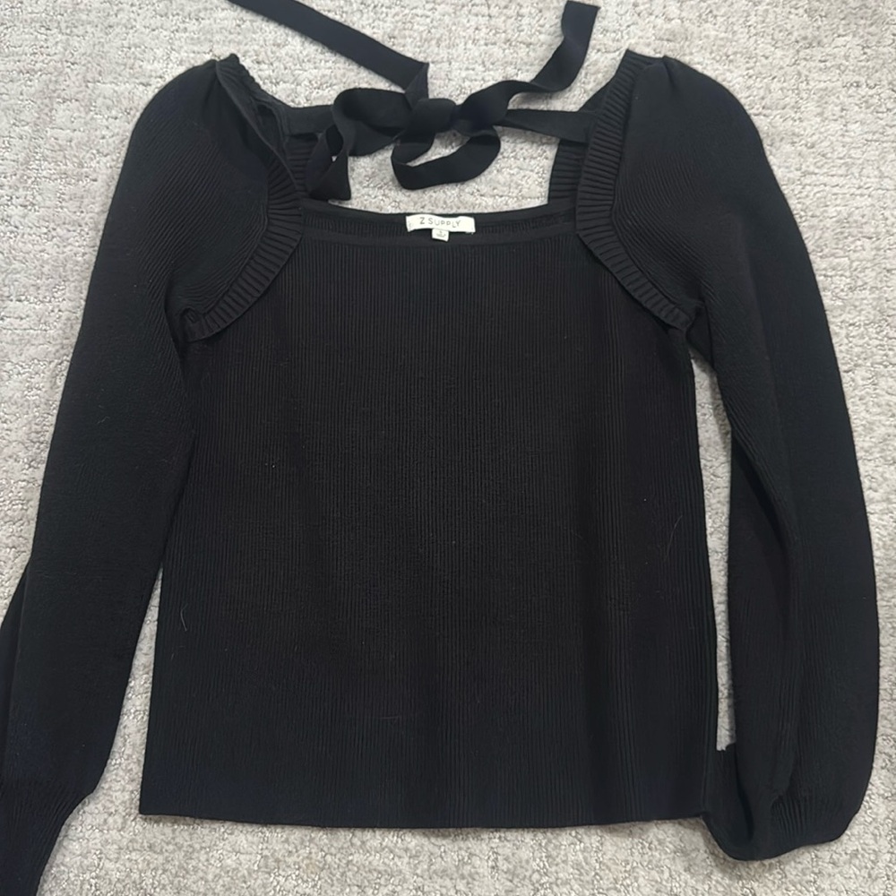 ZSupply tie back sweater - size small